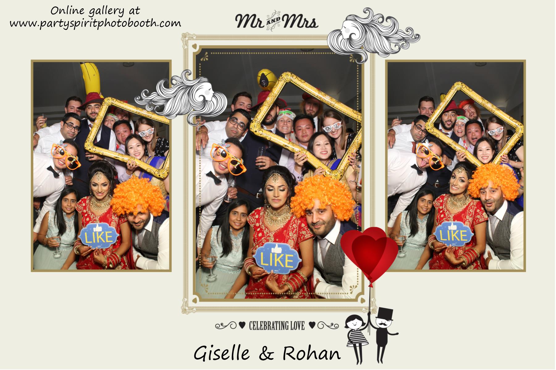 Giselle and Rohan's Wedding | View more photos from the event at gallery.partyspiritphotobooth.com/u/PartySpiritPhotoBooth/Giselle-and-Rohans-Wedding